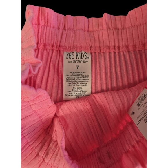 NWT Girls Pink Crinkle Shorts – Size 7 Casual and Comfy - Picture 2 of 3